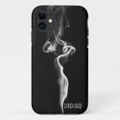 Stijlvol zwart en grijs roken Case-Mate iPhone case (Achterkant)