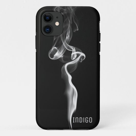 Stijlvol zwart en grijs roken Case-Mate iPhone case (Achterkant)