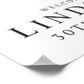 Stijlvol, zwart en wit poster (Hoek)