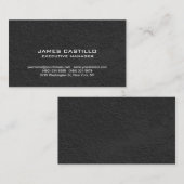 Stijlvol zwart-grijze wand Modern Professional Visitekaartje (Voorkant / Achterkant)