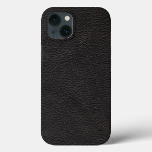 Stijlvol zwart leder met textuur Case-Mate iPhone case