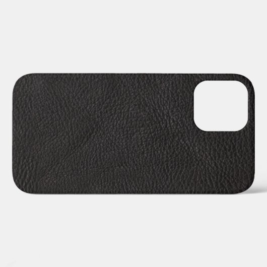 Stijlvol zwart leder met textuur Hoesje-Mate iPhon Case-Mate iPhone Case (Achterkant (horizontaal))