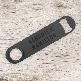 Stijlvol, zwart-out, modern, eenvoudig speed flessenopener