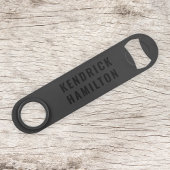 Stijlvol, zwart-out, modern, eenvoudig speed flessenopener
