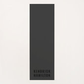 Stijlvol, zwart-out, modern, eenvoudig yogamat (Voorkant)