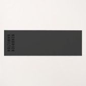 Stijlvol, zwart-out, modern, eenvoudig yogamat (Voorkant (horizontaal))