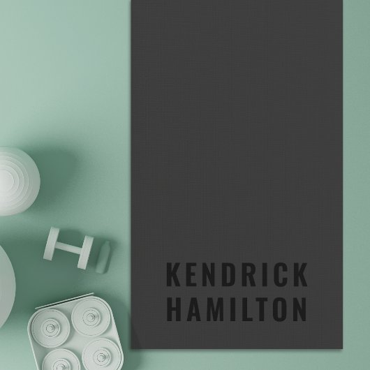 Stijlvol, zwart-out, modern, eenvoudig yogamat