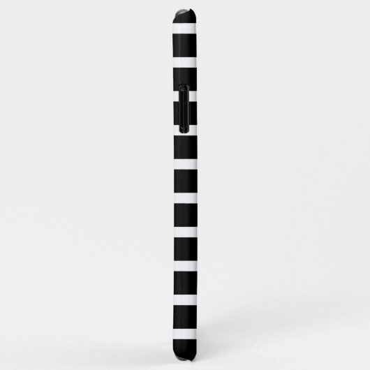 Stijlvol zwart pantherkat — wit modern Case-Mate iPhone case (Achterkant/rechts)