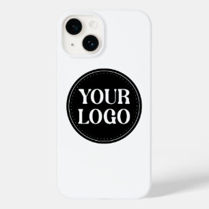 Stijlvol zwart QR-code ontwerp   Elegant merk Case-Mate iPhone 14 Hoesje