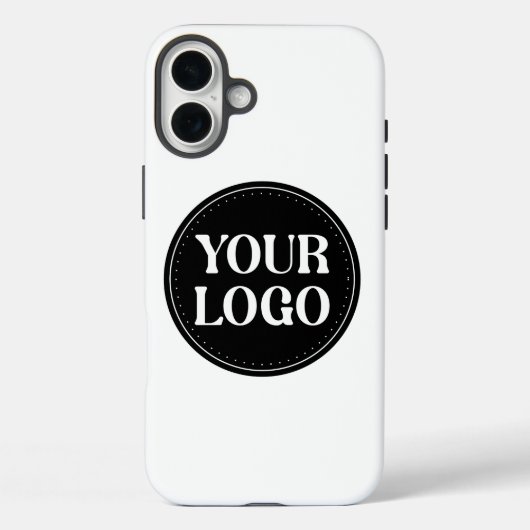 Stijlvol zwart QR-code ontwerp | Elegant merk Case-Mate iPhone Case (Achterkant)