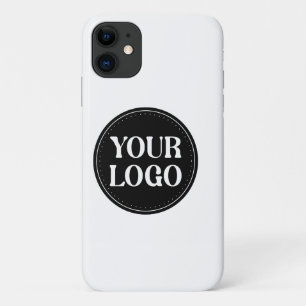 Stijlvol zwart QR-code ontwerp Elegant merk Case-Mate iPhone Case