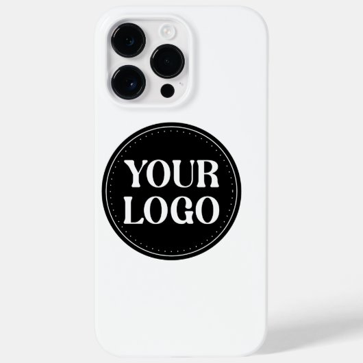 Stijlvol zwart QR-code ontwerp | Elegant merk Case-Mate iPhone Case (Achterkant)