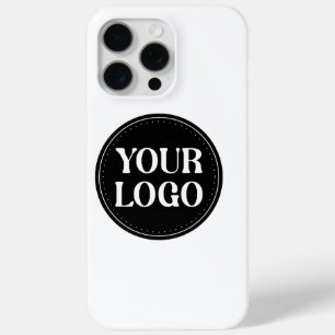 Stijlvol zwart QR-code ontwerp Elegant merk iPhone 15 Pro Max Hoesje