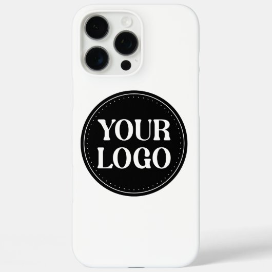 Stijlvol zwart QR-codeontwerp | Elegant merk Case-Mate iPhone Case (Achterkant)