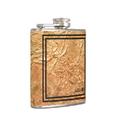 Stijlvol zwart, speciaal gepersonaliseerd heupfles (Rechts)