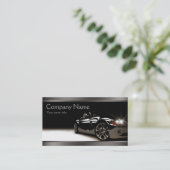 Stijlvol zwart Visitekaartje (Staand voorkant)
