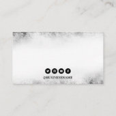 Stijlvol zwart-wit Dragon mystiek Tattoo Visitekaartje (Achterkant)