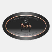 Stijlvol zwart-wit etiket Lijst Logo (Voorkant)