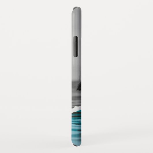 Stijlvol zwart-wit fotobeeldscherm Retro Case-Mate iPhone Case (Achterkant/rechts)