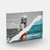 Stijlvol zwart-wit fotobeeldscherm Retro Fotoblokken (Links)