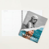 Stijlvol zwart-wit fotobeeldscherm Retro Planner (Display)