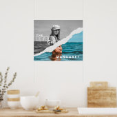 Stijlvol zwart-wit fotobeeldscherm Retro Poster (Keuken)