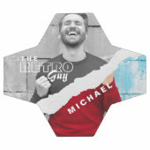 Stijlvol zwart-wit fotobeeldscherm Retro Voetbal (Enkel)