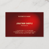 Stijlvol zwart-wit goudblauw Luxe Professional Visitekaartje (Achterkant)