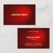 Stijlvol zwart-wit goudblauw Luxe Professional Visitekaartje (Voorkant / Achterkant)