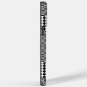 Stijlvol zwart-wit Grieks, kleurrijk Abstract Case-Mate iPhone Case (Achterkant / Rechts)