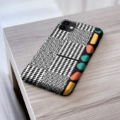 Stijlvol zwart-wit Grieks, kleurrijk Abstract Case-Mate iPhone Case