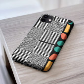 Stijlvol zwart-wit Grieks, kleurrijk Abstract Case-Mate iPhone Case
