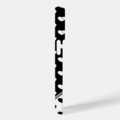 Stijlvol zwart-wit hartenpatroon Case-Mate iPhone case (Achterkant / Rechts)