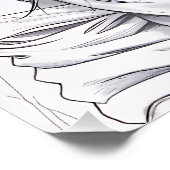 Stijlvol zwart-wit perfect poster (Hoek)