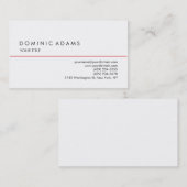 Stijlvol zwart wit, uniek visitekaartje (Voorkant / Achterkant)