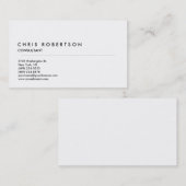 Stijlvol zwart wit Visitekaartje (Voorkant / Achterkant)