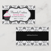 Stijlvol zwart-wit Visitekaartje (Voorkant / Achterkant)