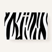 stijlvol, zwart-witzebrapad badge (Achterkant)