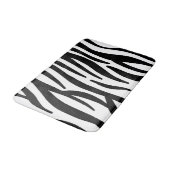 stijlvol, zwart-witzebrapad badmat (Gekanteld)