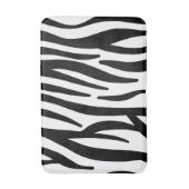 stijlvol, zwart-witzebrapad badmat (Voorkant Verticaal)