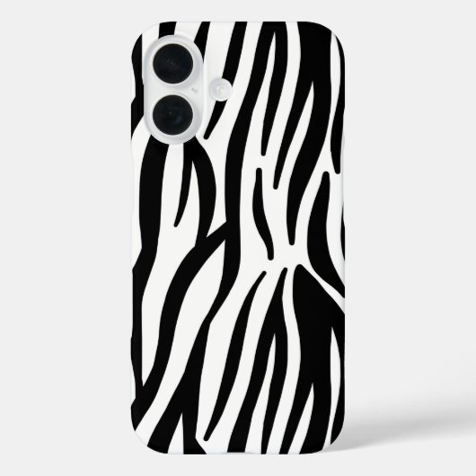 stijlvol, zwart-witzebrapad Case-Mate iPhone case (Achterkant)