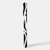 stijlvol, zwart-witzebrapad Case-Mate iPhone case (Achterkant / Links)