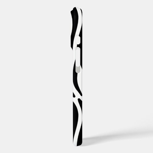 stijlvol, zwart-witzebrapad Case-Mate iPhone case (Achterkant / Links)