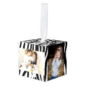 stijlvol, zwart-witzebrapad decoratie (Voorkant hoekig)