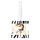 stijlvol, zwart-witzebrapad decoratie (Voorkant)