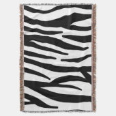 stijlvol, zwart-witzebrapad deken (Voorkant Verticaal)