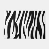 stijlvol, zwart-witzebrapad deurmat (Voorkant)