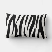 stijlvol, zwart-witzebrapad kussen (Voorkant)