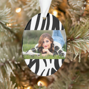 stijlvol, zwart-witzebrapad ornament