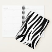 stijlvol, zwart-witzebrapad planner (Display)